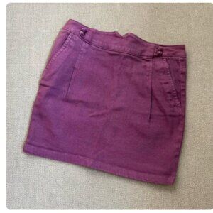 Obey Purple Jean Skirt